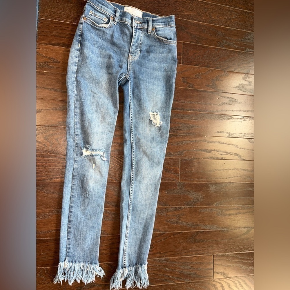 Free People Great Heights Frayed Jean - Picture 2 of 8